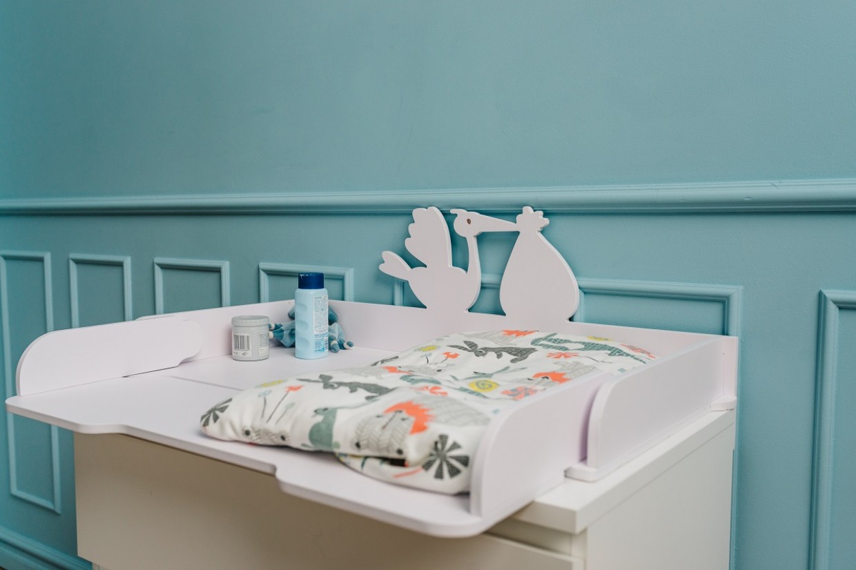 Compact and EcoFriendly Wooden Changing Table Top for Babies